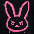 Image produit Overwatch - T-shirt femme noir à logo D.VA Spray