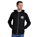 Image produit Witcher - Sweat à capuche en acier et argent noir