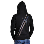Image produit Witcher - Sweat à capuche en acier et argent noir