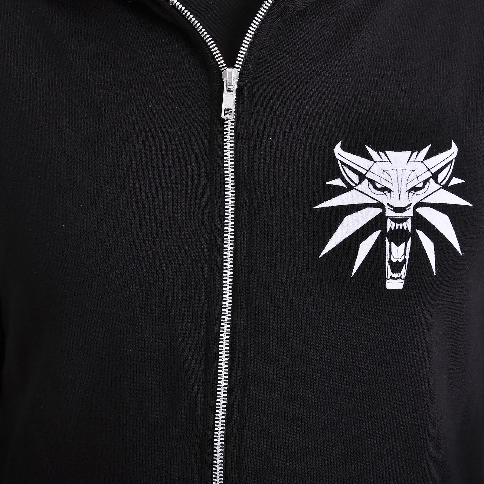 Image produit Witcher - Sweat à capuche en acier et argent noir