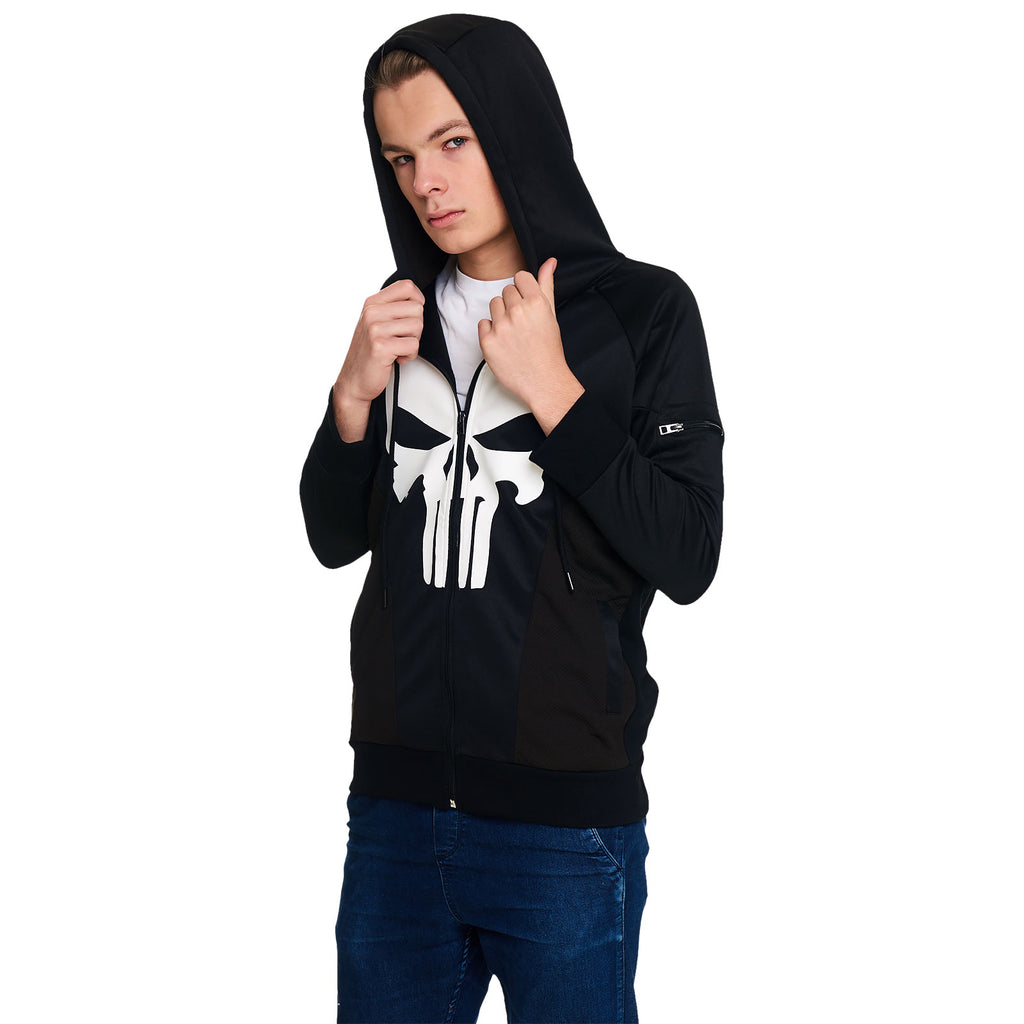 Image produit Punisher - Sweat à capuche logo noir