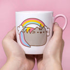 Image produit Pusheen - Chaussettes arc-en-ciel et tasse
