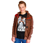 Image produit Star Wars - Sweat à capuche Finn marron