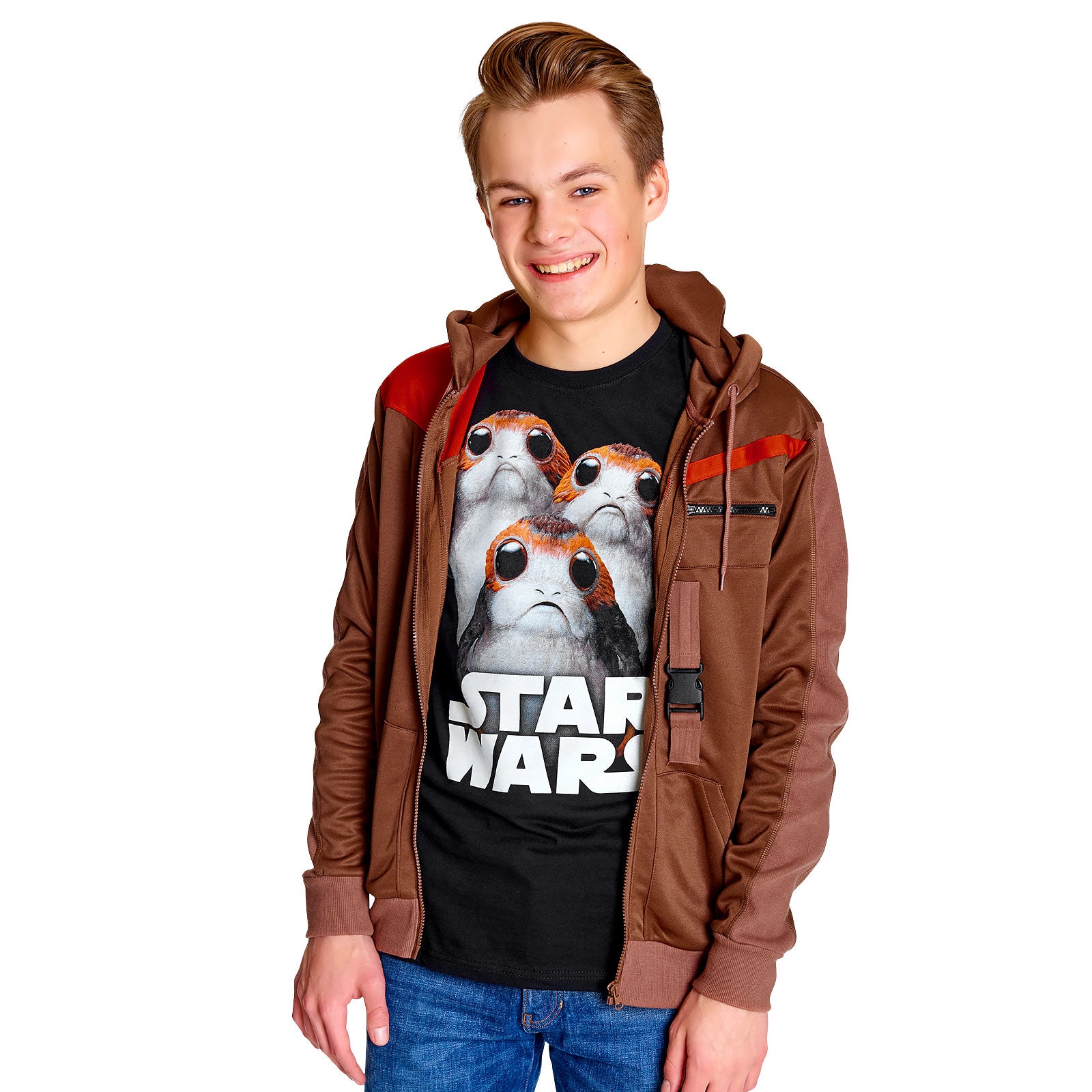 Image produit Star Wars - Sweat à capuche Finn marron