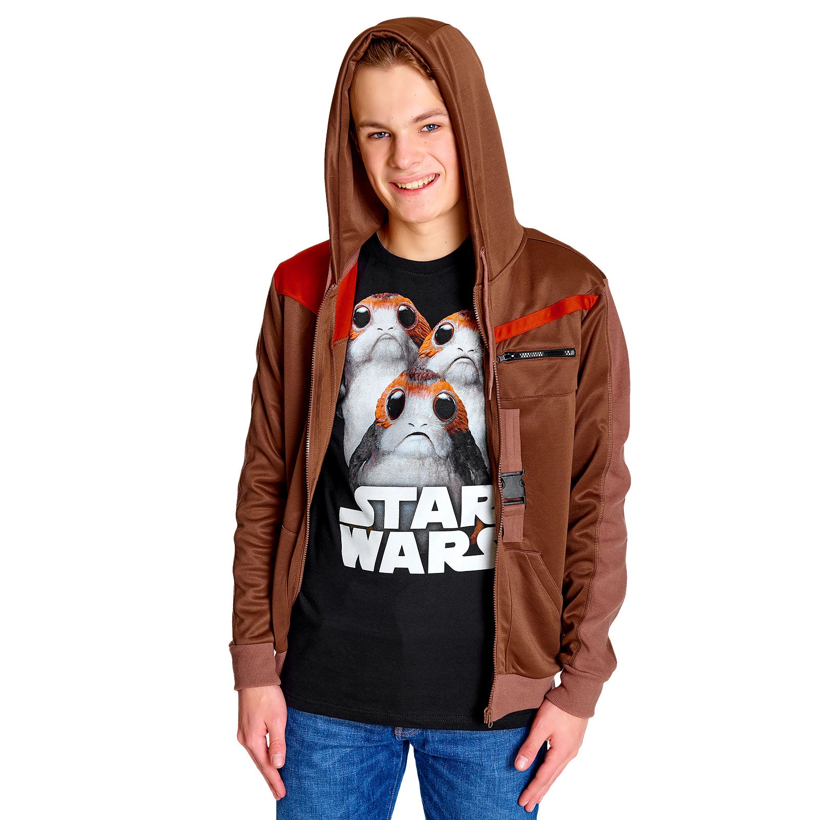 Image produit Star Wars - Sweat à capuche Finn marron