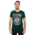 Image produit Harry Potter - T-Shirt vert avec blason de Serpentard