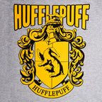 Image produit Harry Potter - T-shirt femme blason Hufflepuff gris