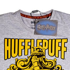 Image produit Harry Potter - T-shirt femme blason Hufflepuff gris