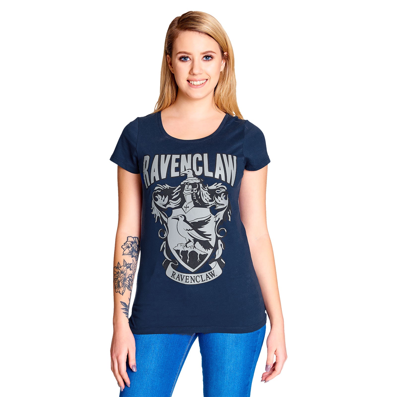 Image produit Harry Potter - T-shirt femme blason de Ravenclaw bleu