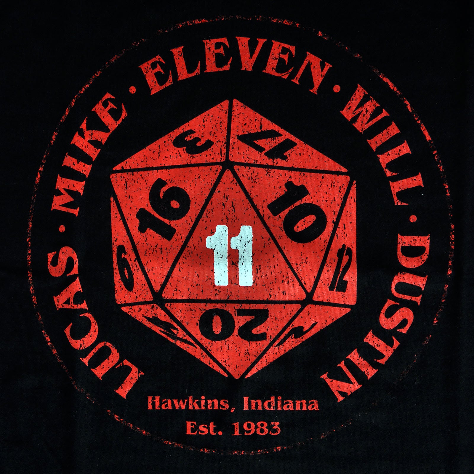 Image produit T-shirt Eleven Dice pour les fans de Stranger Things