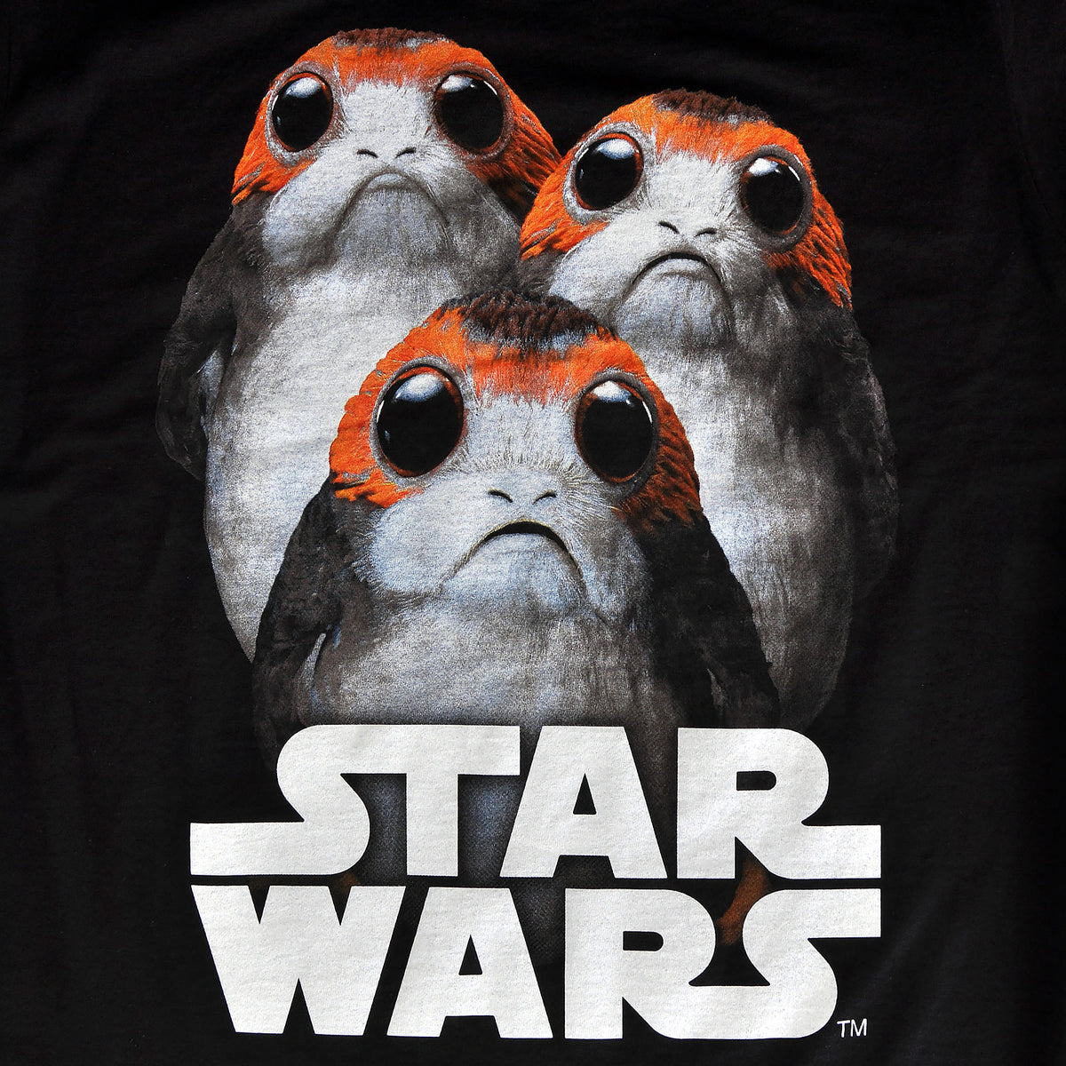 Image produit Star Wars - T-Shirt Triple Porg noir