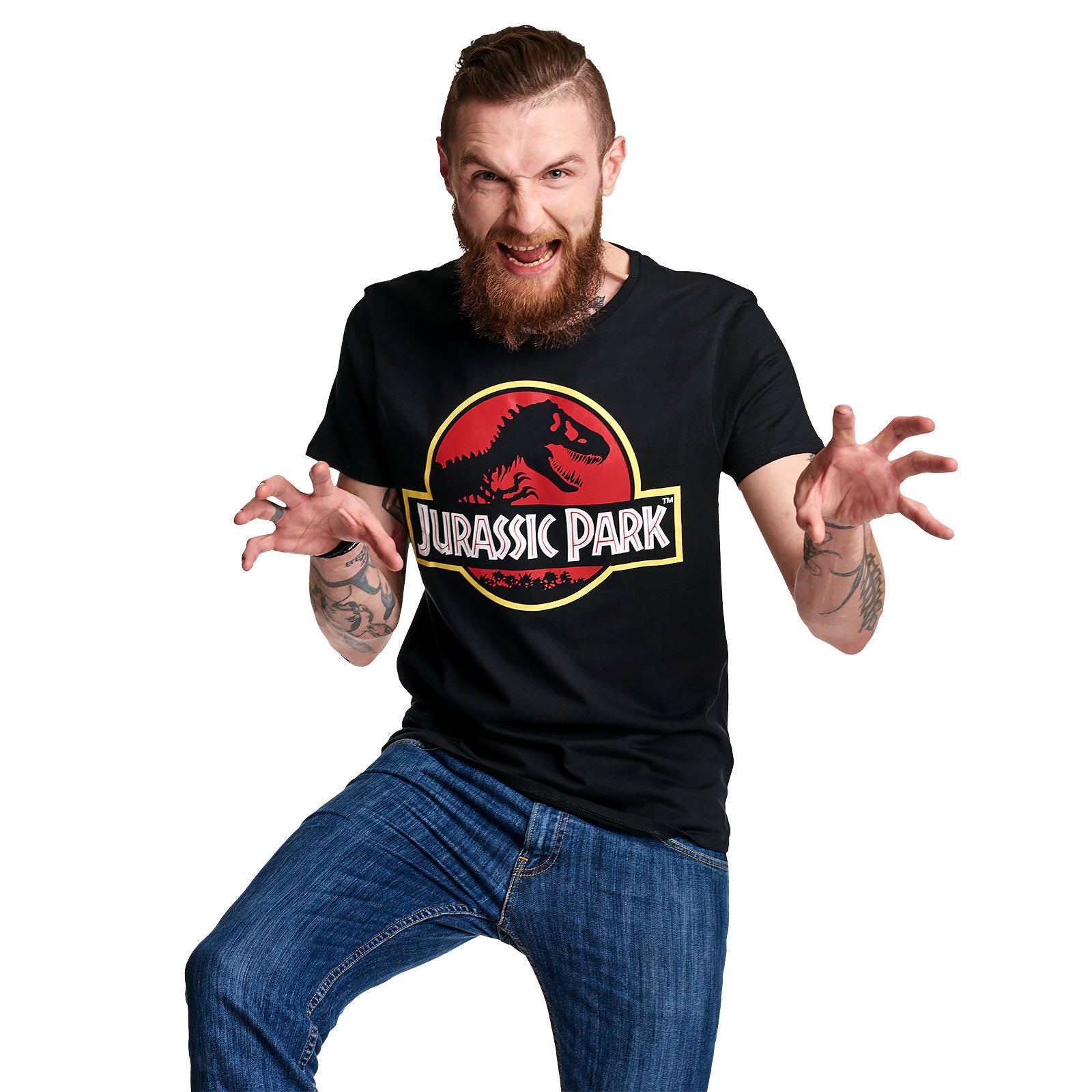 Image produit Jurassic Park - T-shirt logo noir