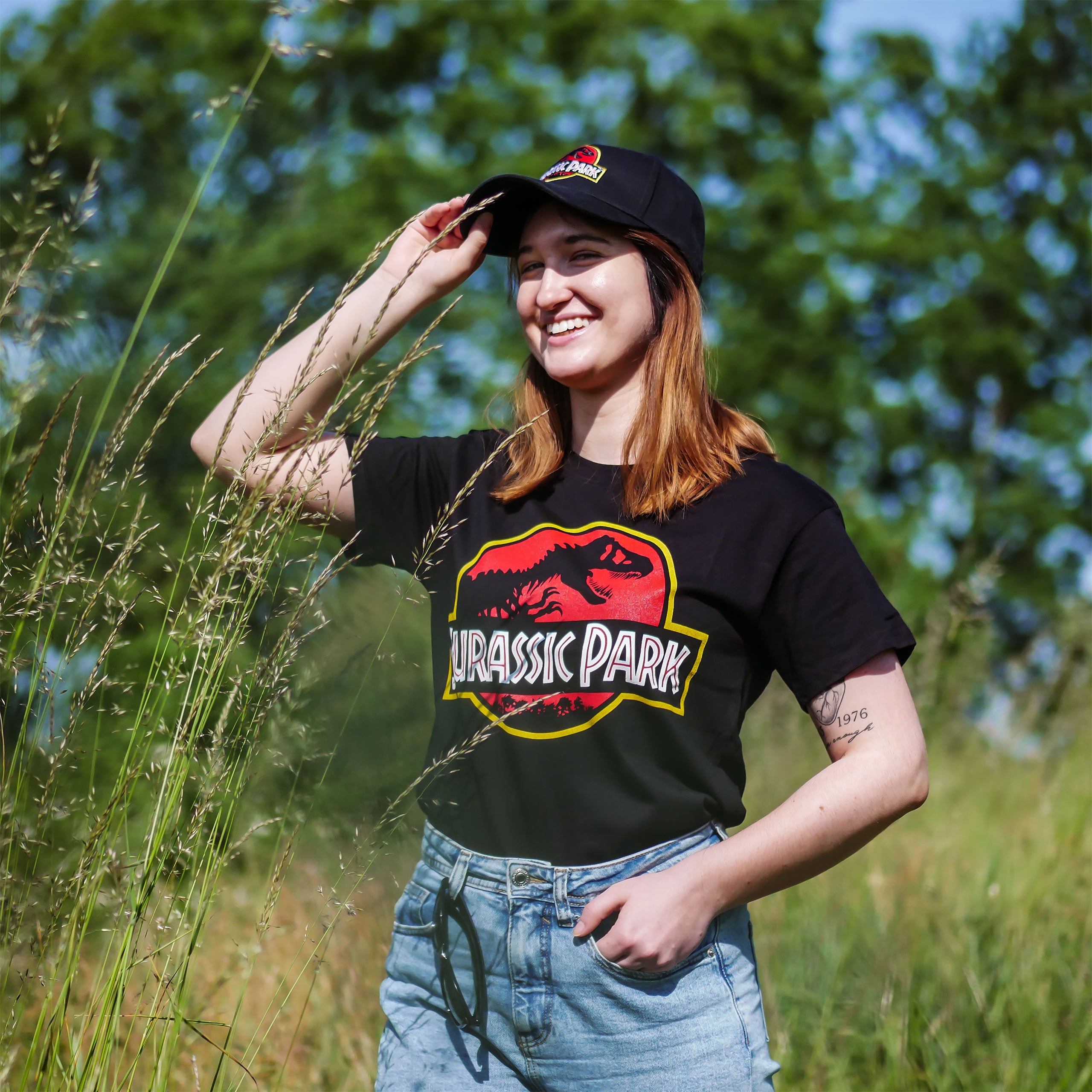 Image produit Jurassic Park - T-shirt logo noir