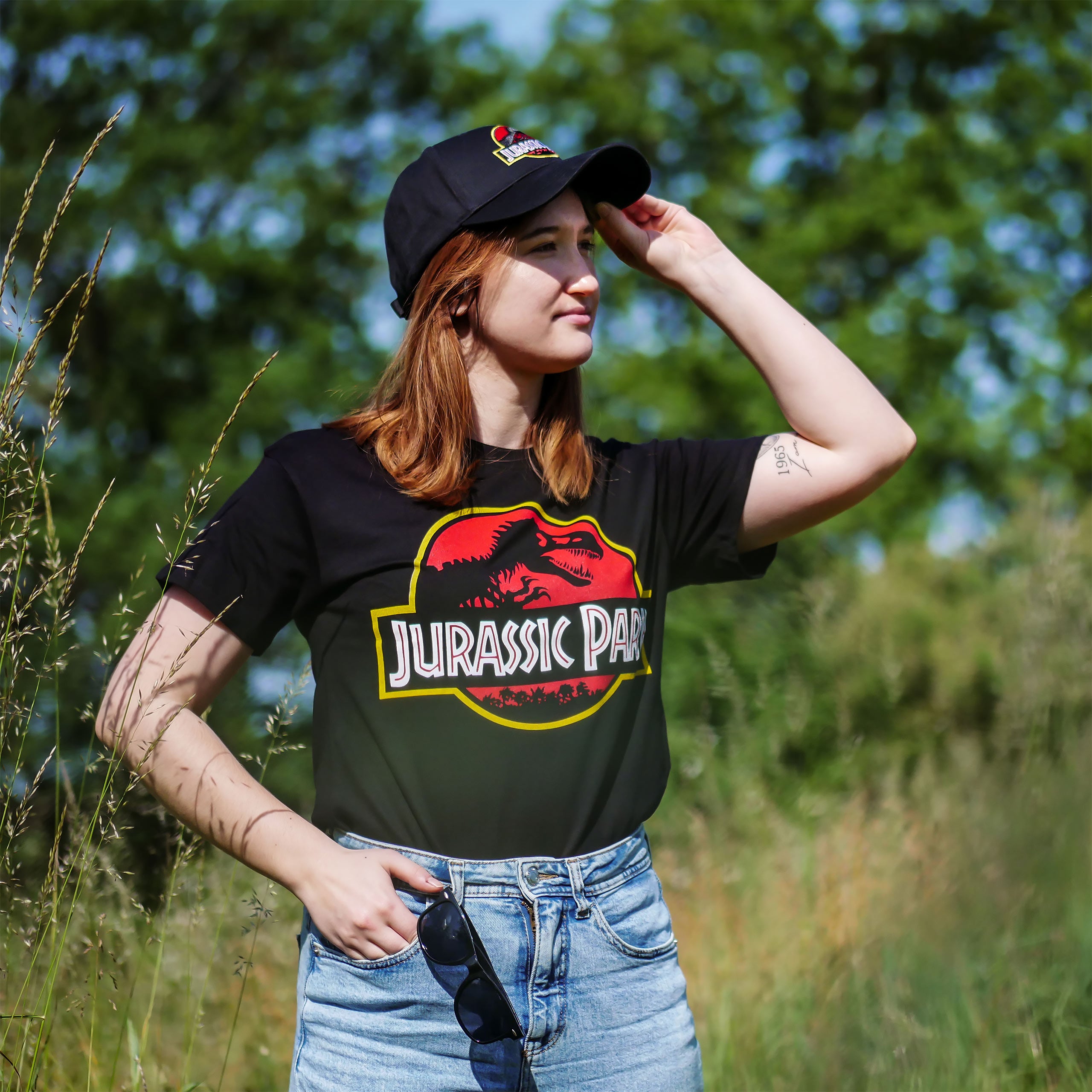 Image produit Jurassic Park - T-shirt logo noir