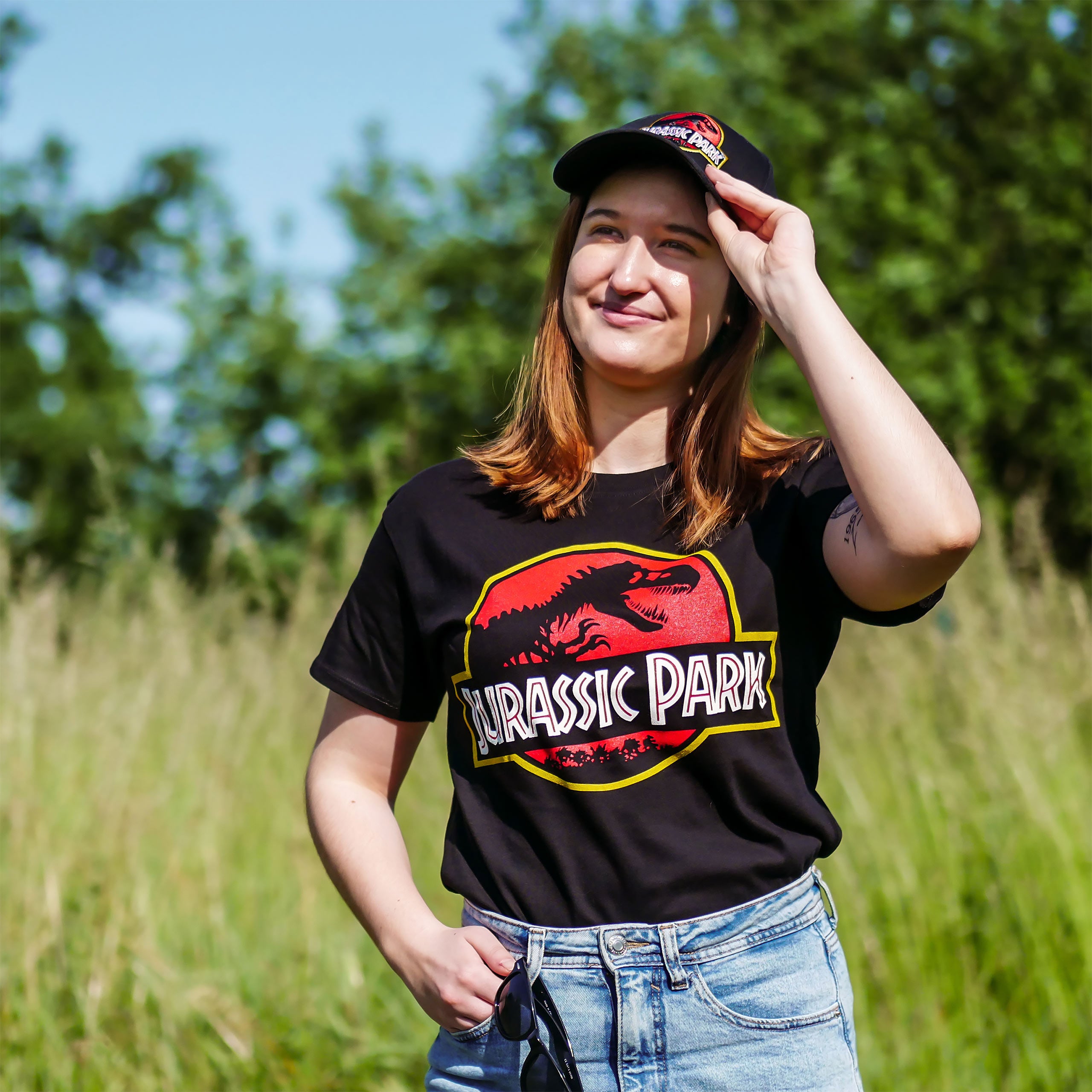 Image produit Jurassic Park - T-shirt logo noir