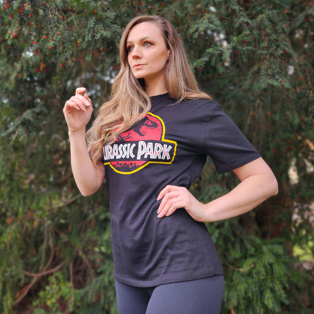 Image produit Jurassic Park - T-shirt logo noir