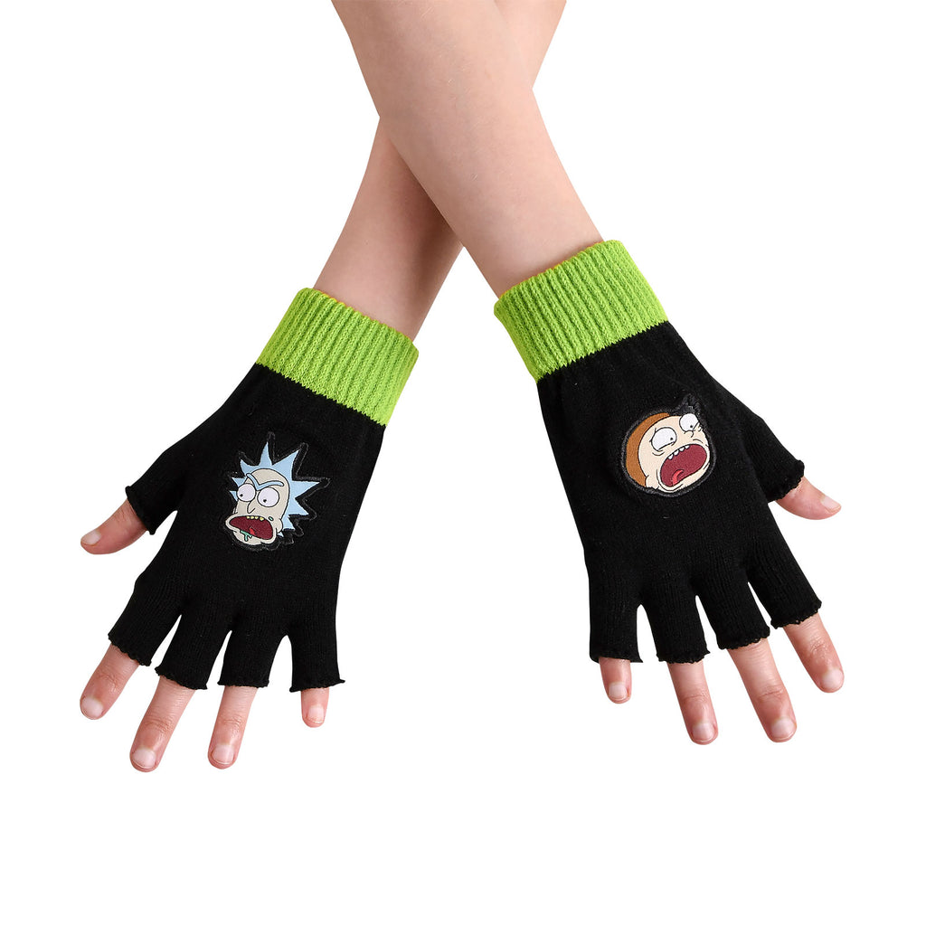Product image Rick and Morty - Fingerless Faces Gloves black