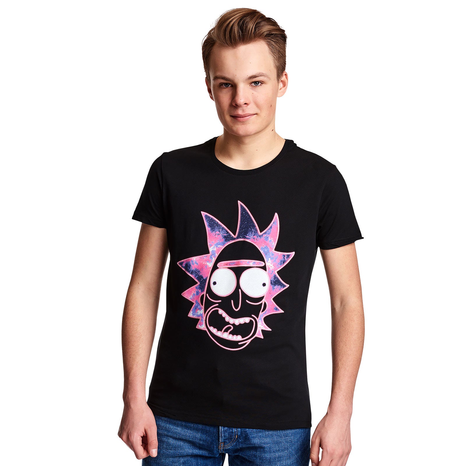 Image produit Rick et Morty - T-shirt Neon Rick phosphorescent noir