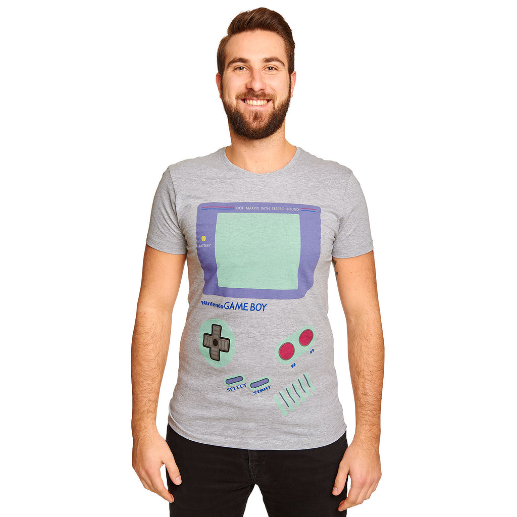 Image produit Nintendo - T-shirt Game Boy gris