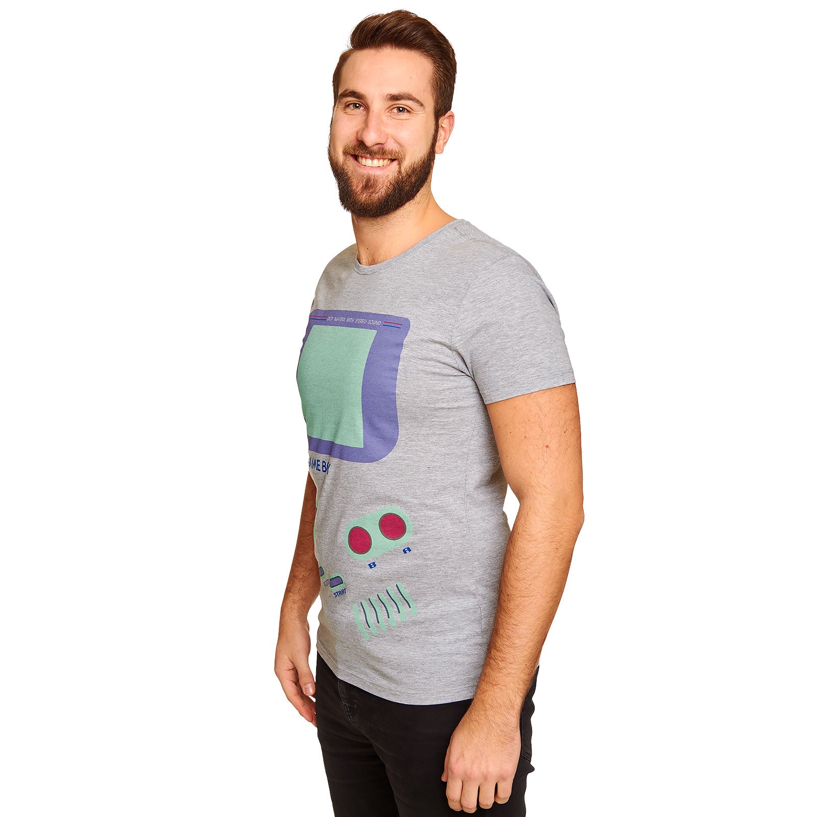 Image produit Nintendo - T-shirt Game Boy gris