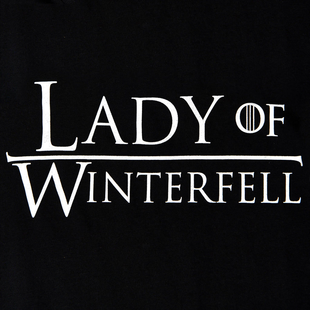 Image produit T-shirt pour femmes Lady of Winterfell pour les fans de Game of Thrones