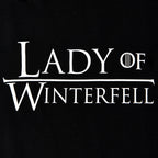 Image produit T-shirt pour femmes Lady of Winterfell pour les fans de Game of Thrones