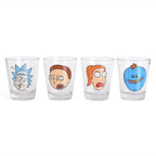 Image produit Rick et Morty - Ensemble de verres à shots Faces