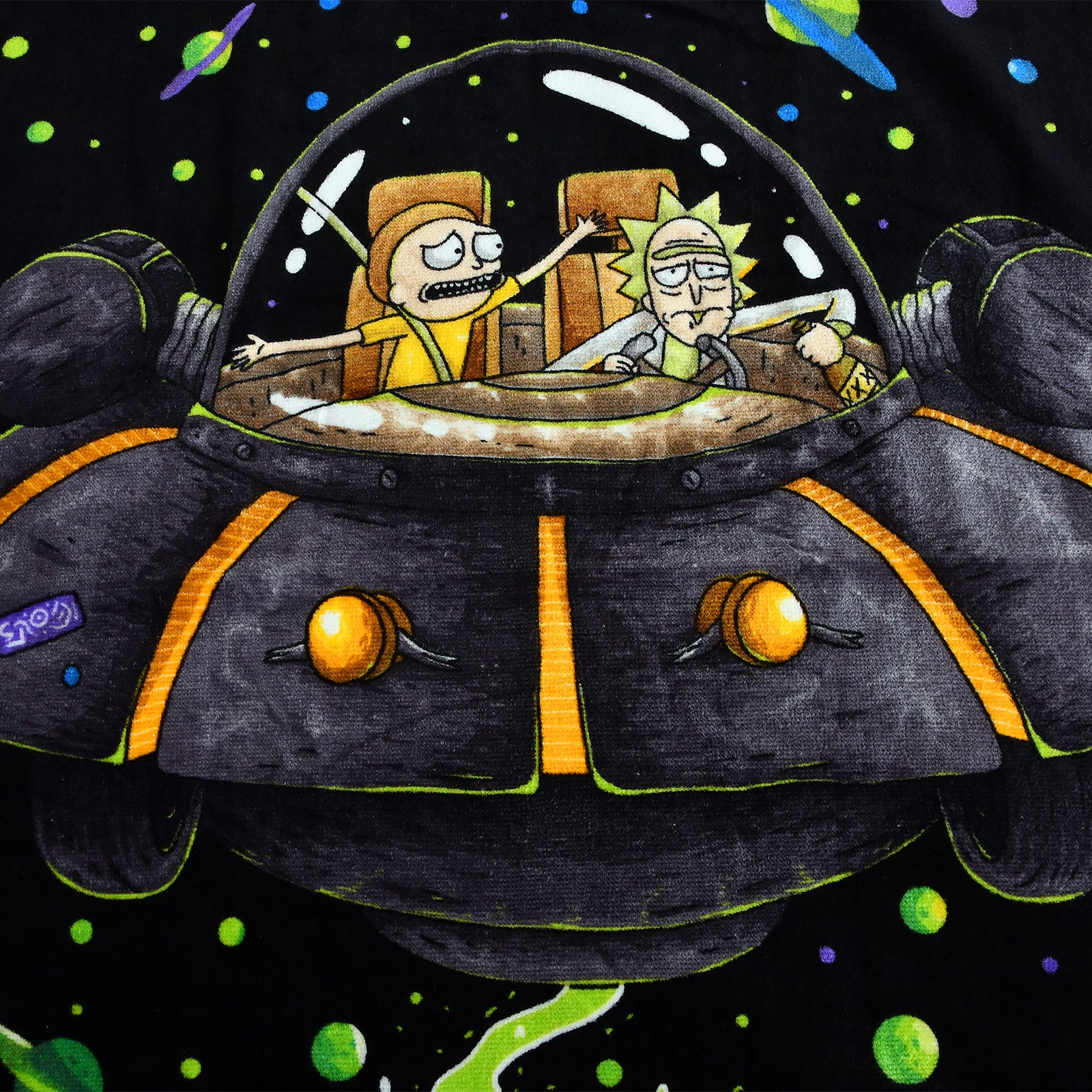 Image produit Rick and Morty - Serviette de bain Space Cruiser