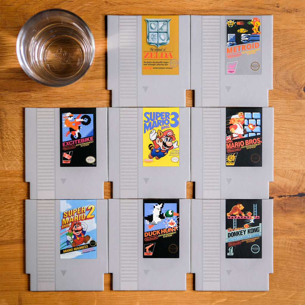 Image produit Nintendo - Set de 8 sous-verres NES Games