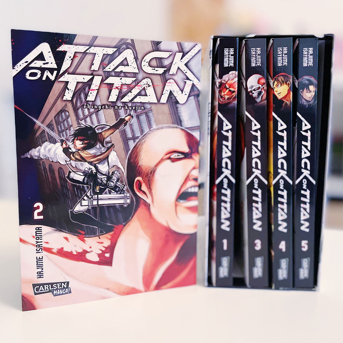 Image produit Attack on Titan - Coffret Collection Volume 1-5