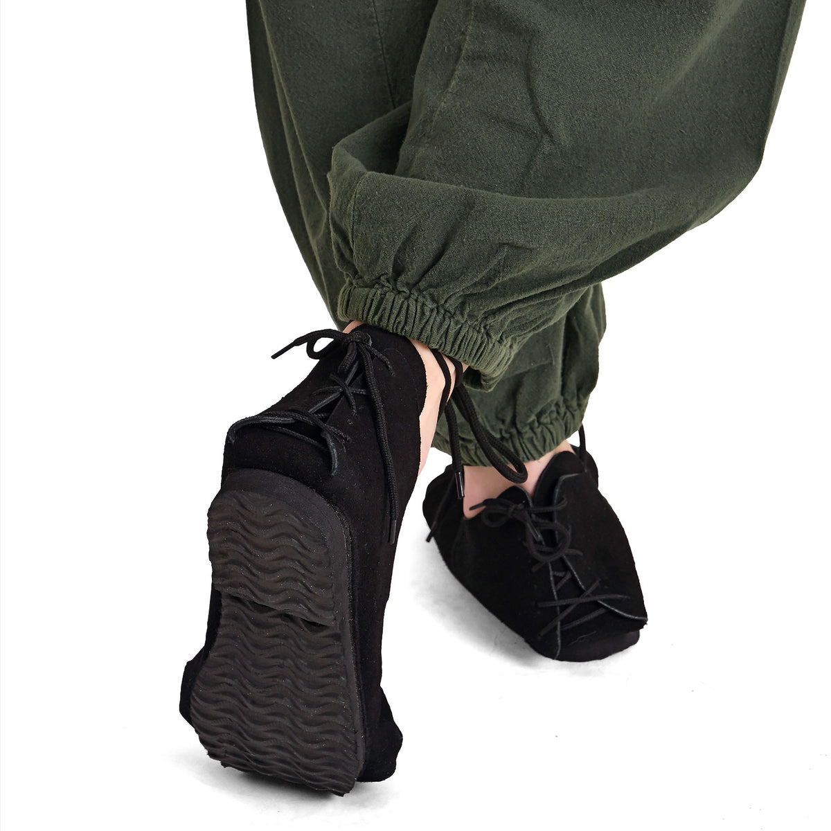 Image produit Chaussures de lien médiévales noires