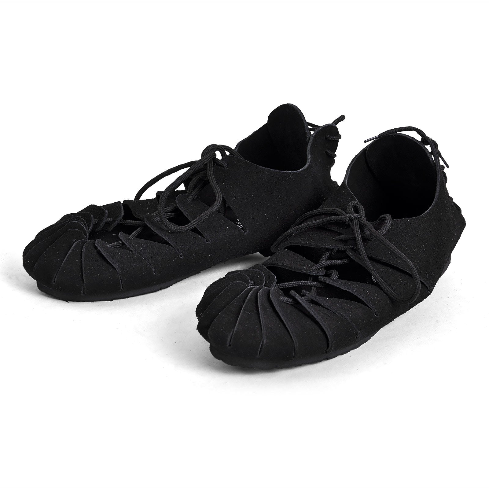 Image produit Chaussures de lien médiévales noires