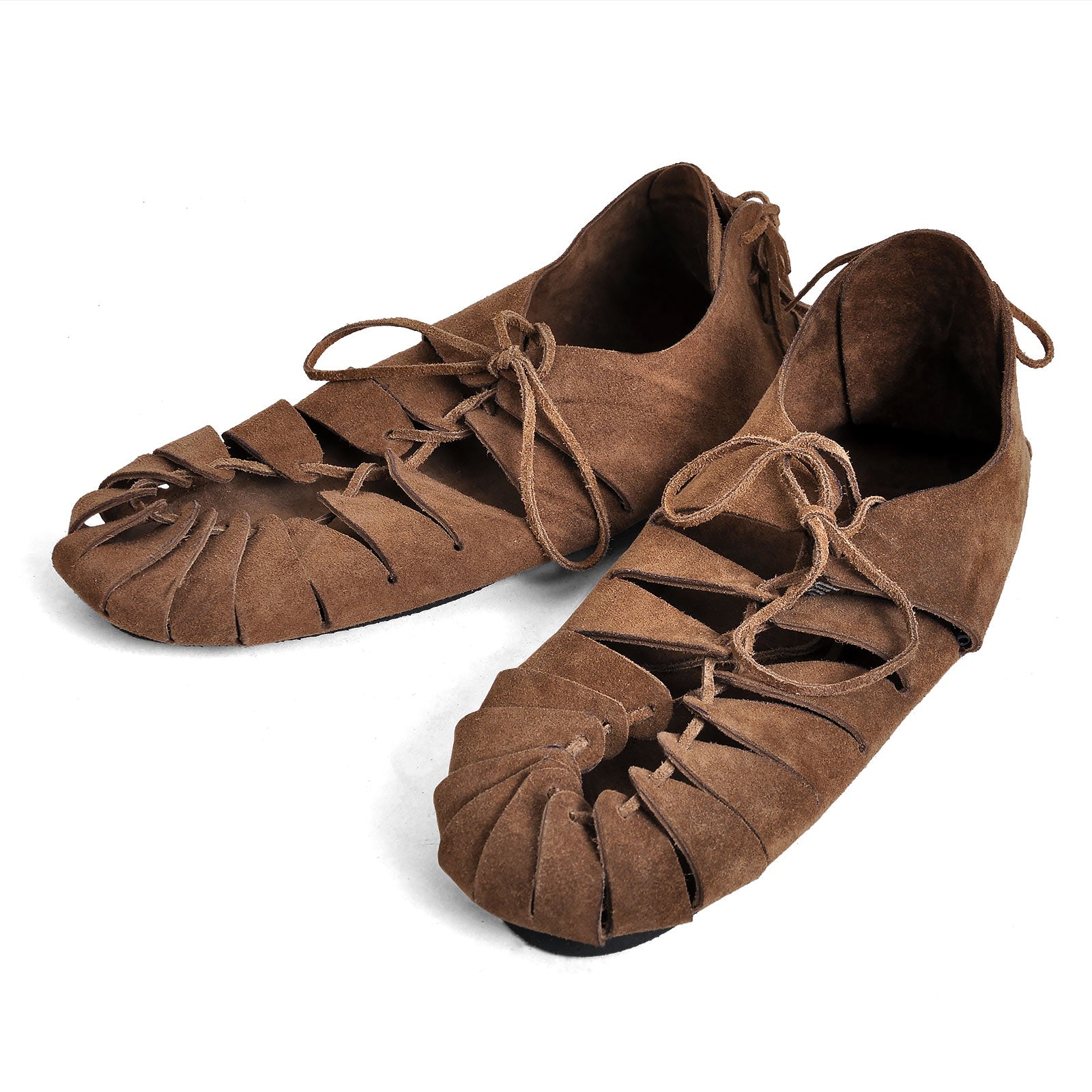 Image produit Chaussures Médiévales à Lacets Marron