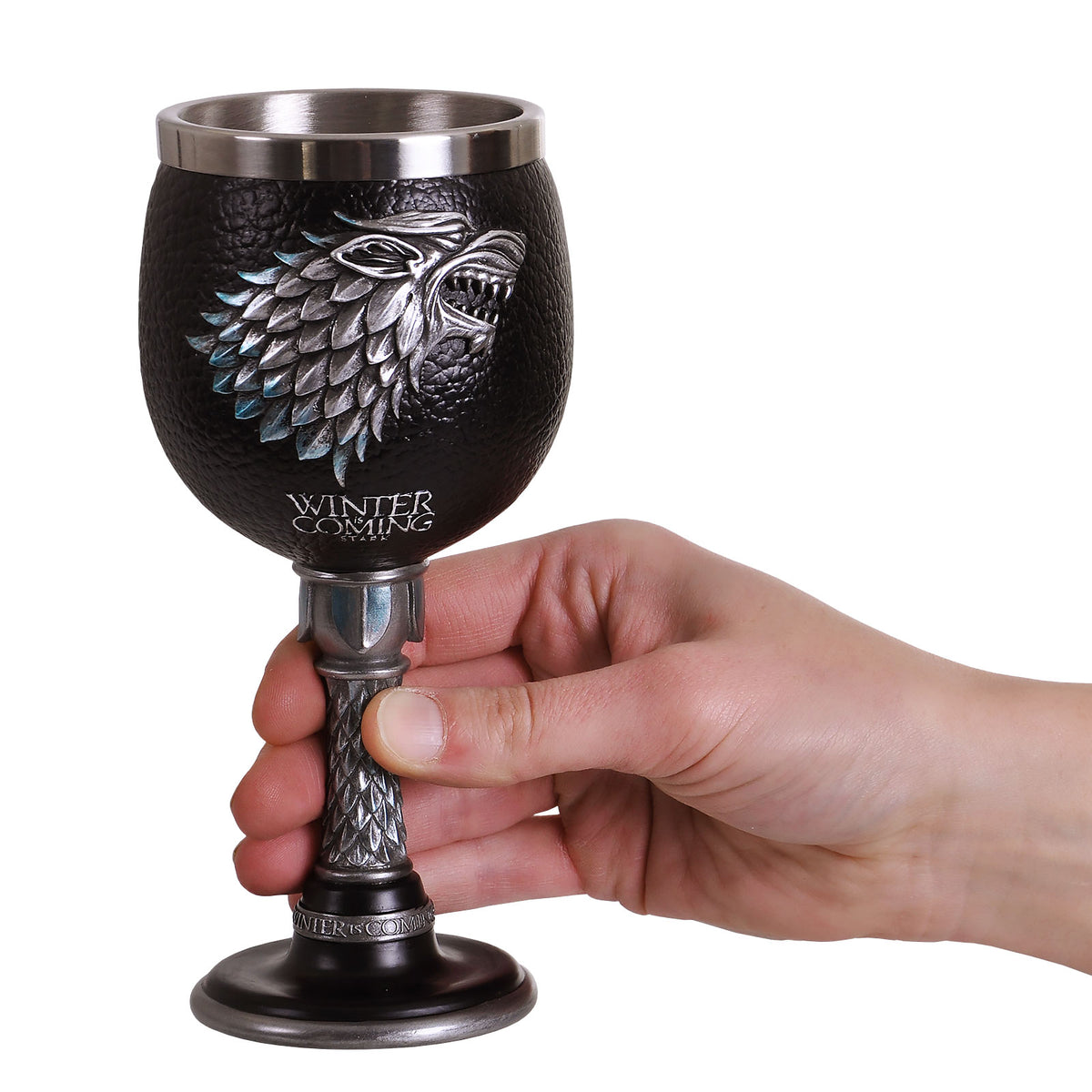 Image produit Game of Thrones - Calice de loup de l'ombre Winter is Coming de luxe