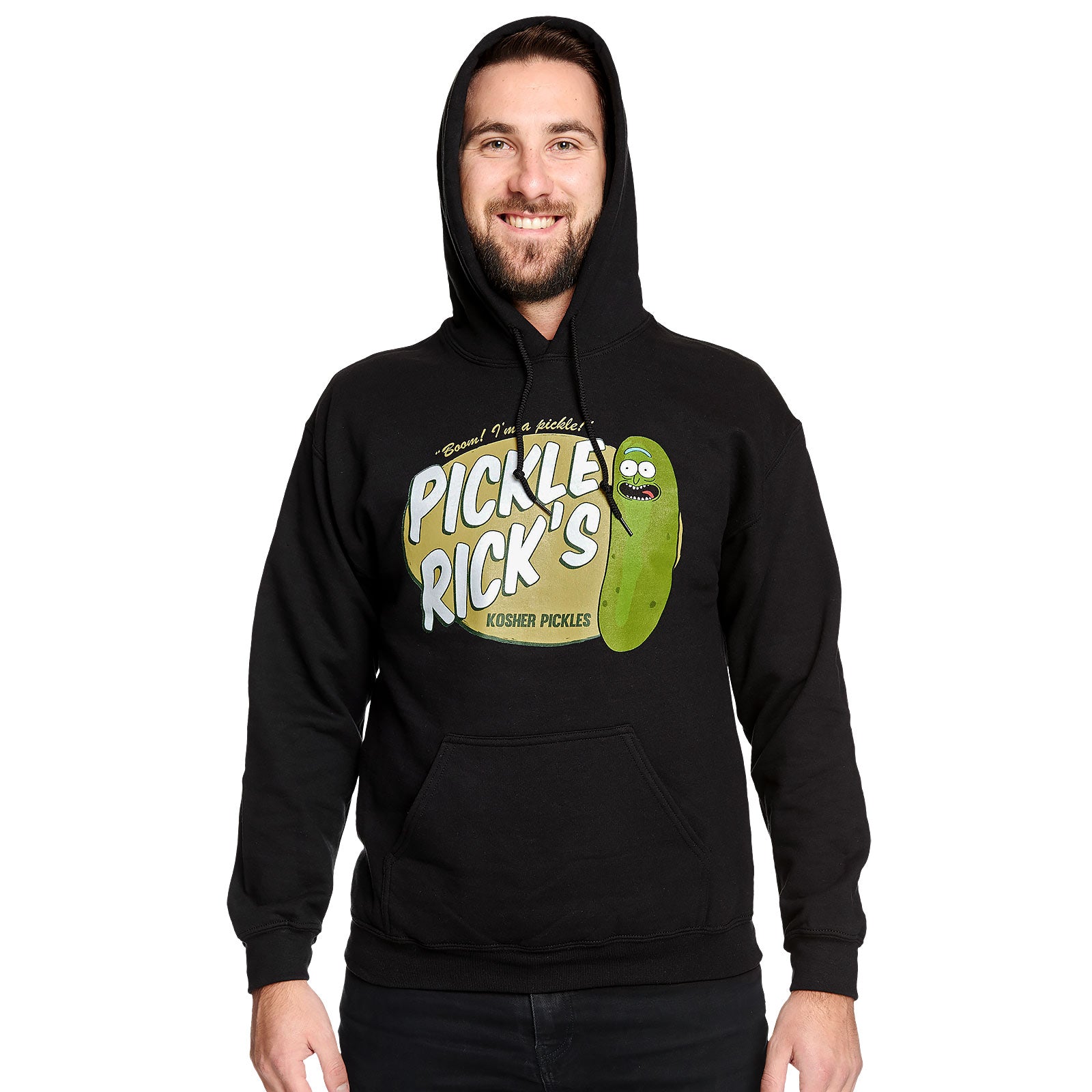 Product image Rick and Morty - Pickle Rick Hoodie Black