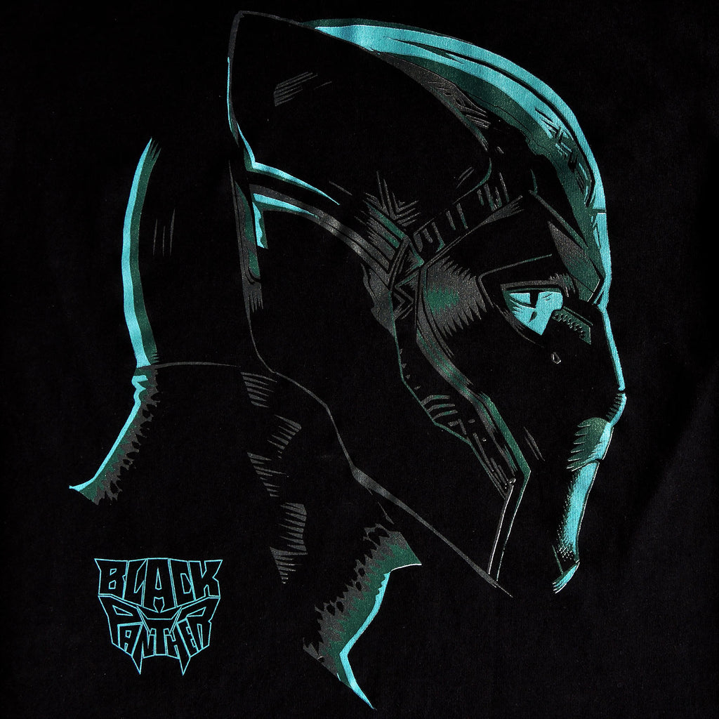 Image produit Black Panther - T-Shirt Neon Face noir