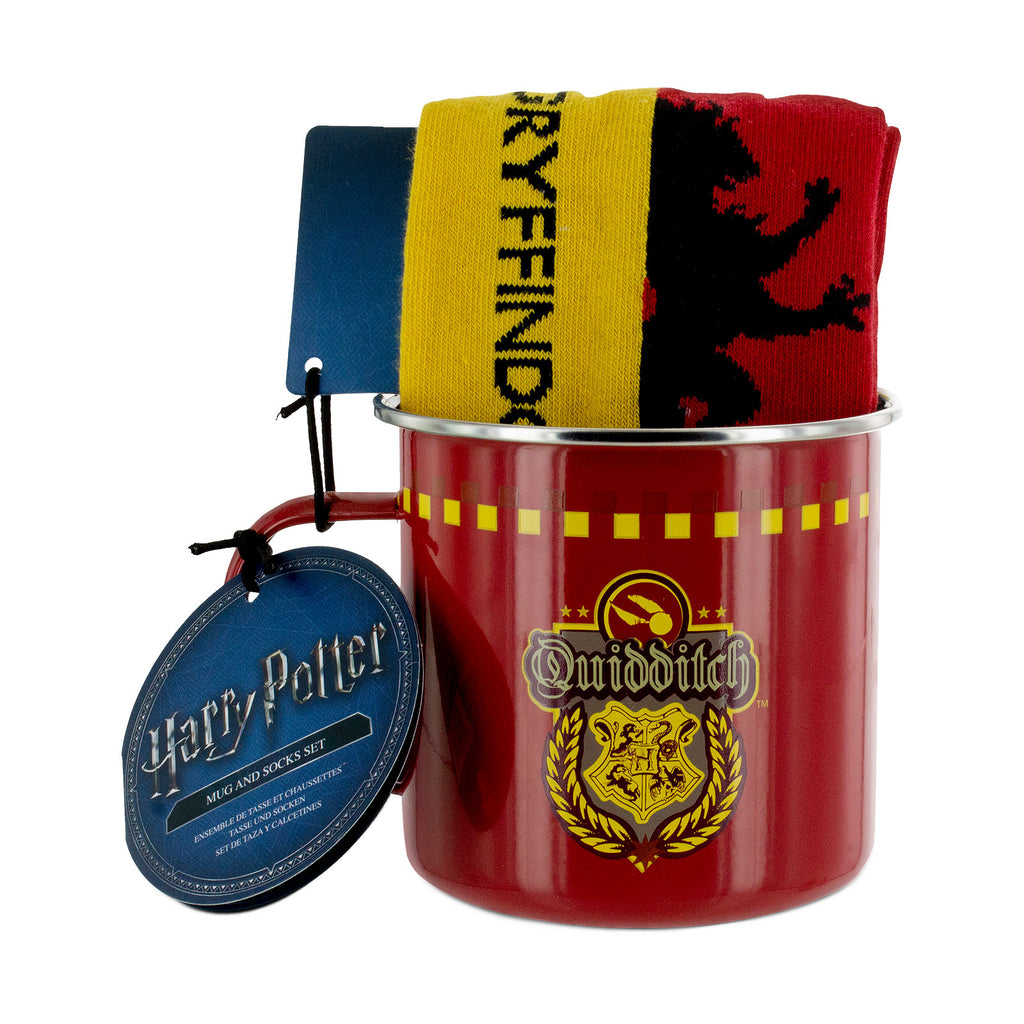 Image produit Harry Potter - Chaussettes Quidditch Gryffondor et Tasse en émail