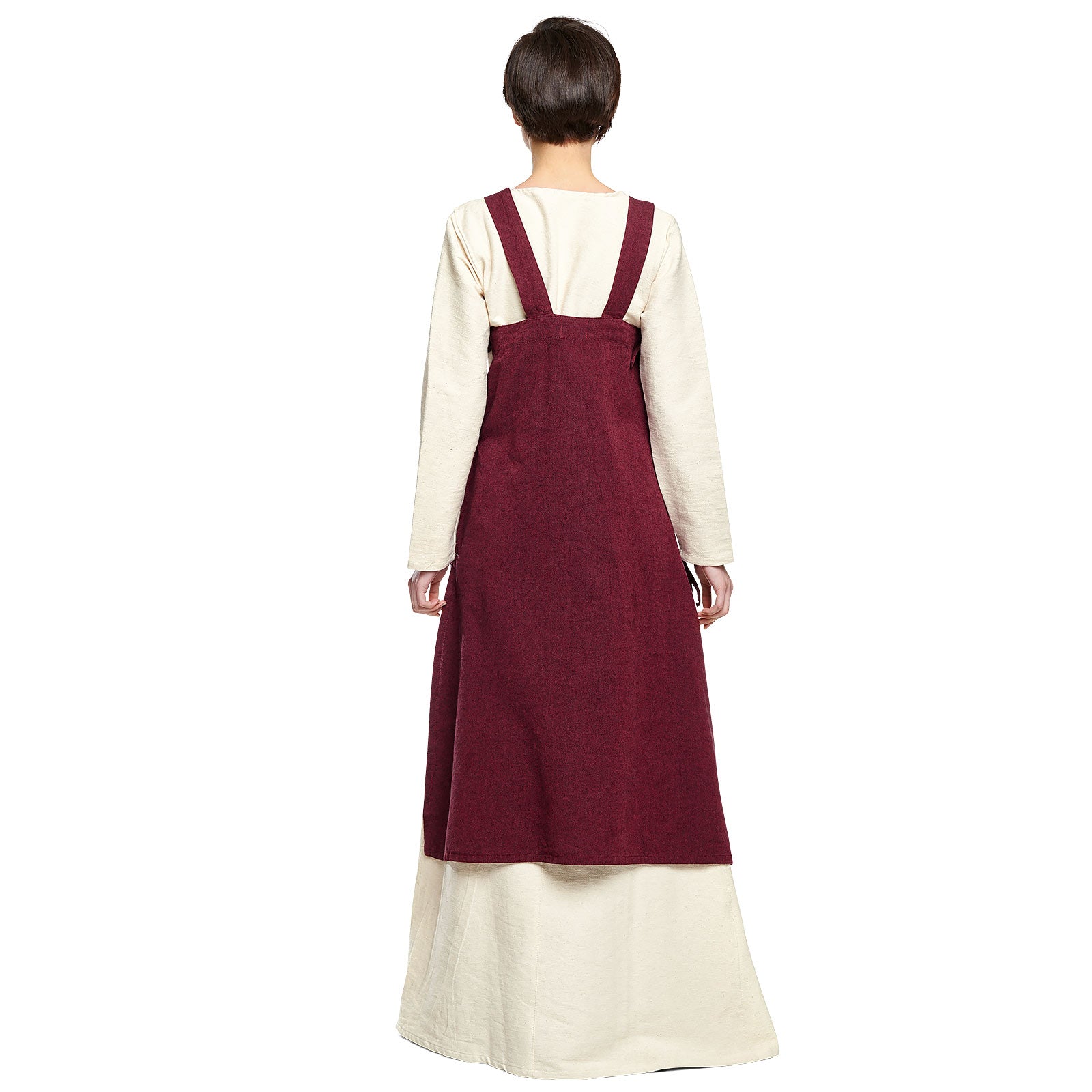 Image produit Sur-robe médiévale Hildegard rouge