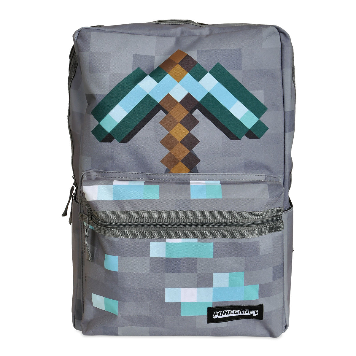 Image produit Minecraft - Sac à dos Pickaxe gris