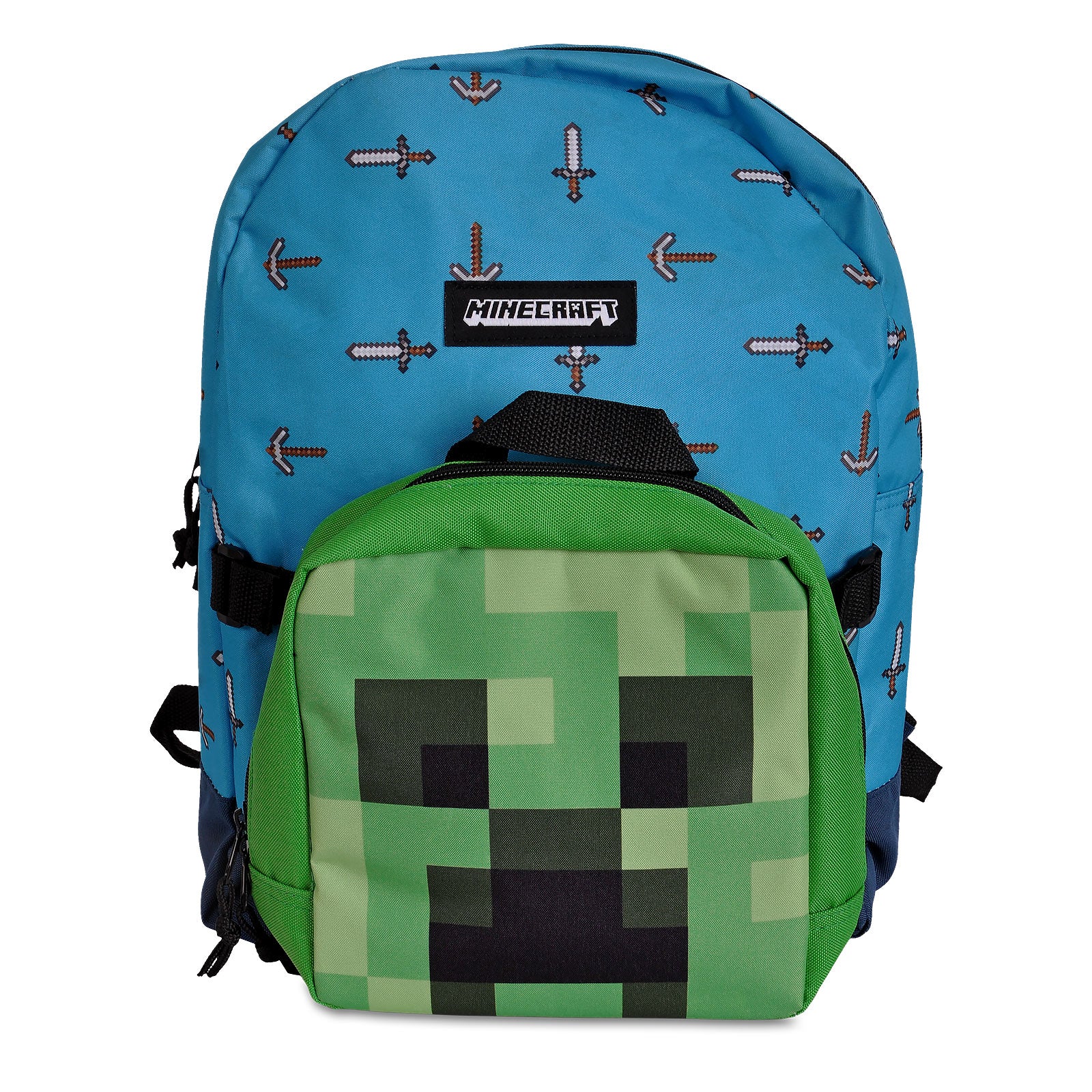 Product image Minecraft - Sword & Axe Backpack with Creeper Mini Bag