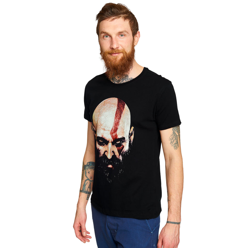 Image produit God of War - T-shirt noir visage de Kratos