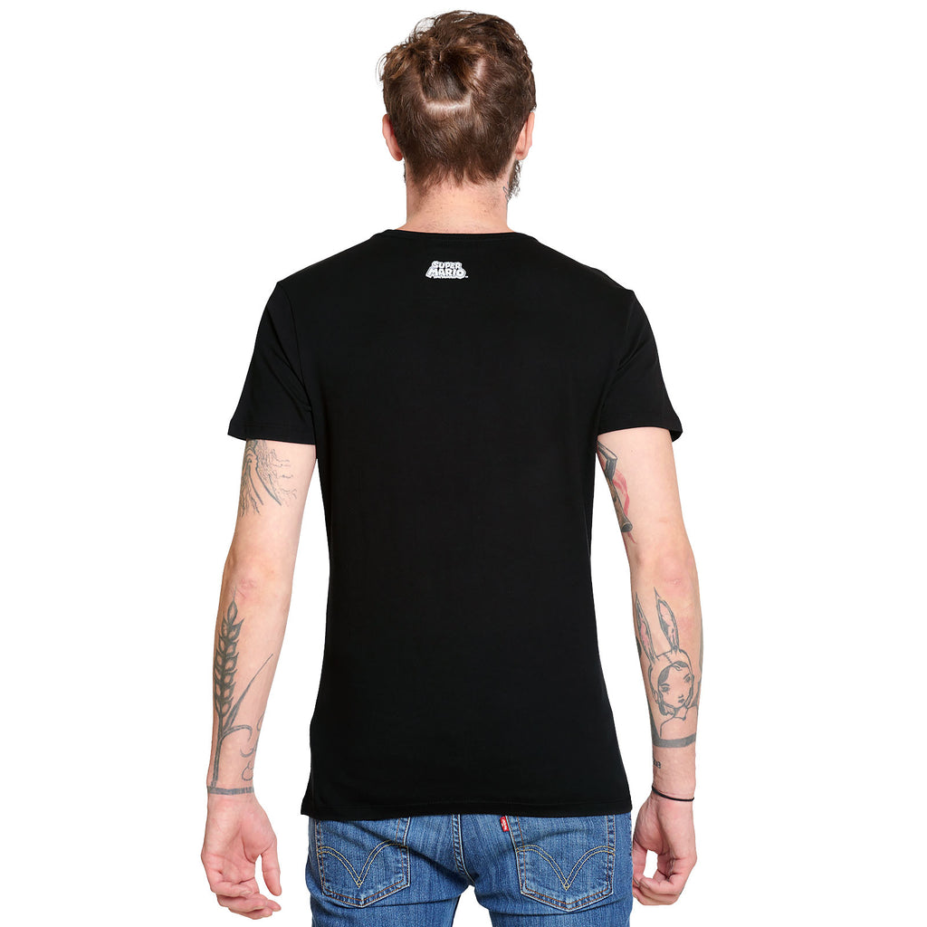 Image produit Super Mario - T-shirt noir avec poster de propagande Bullet Bill