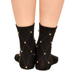 Image produit Harry Potter - Chaussettes avec logo Hogwarts et clous noirs
