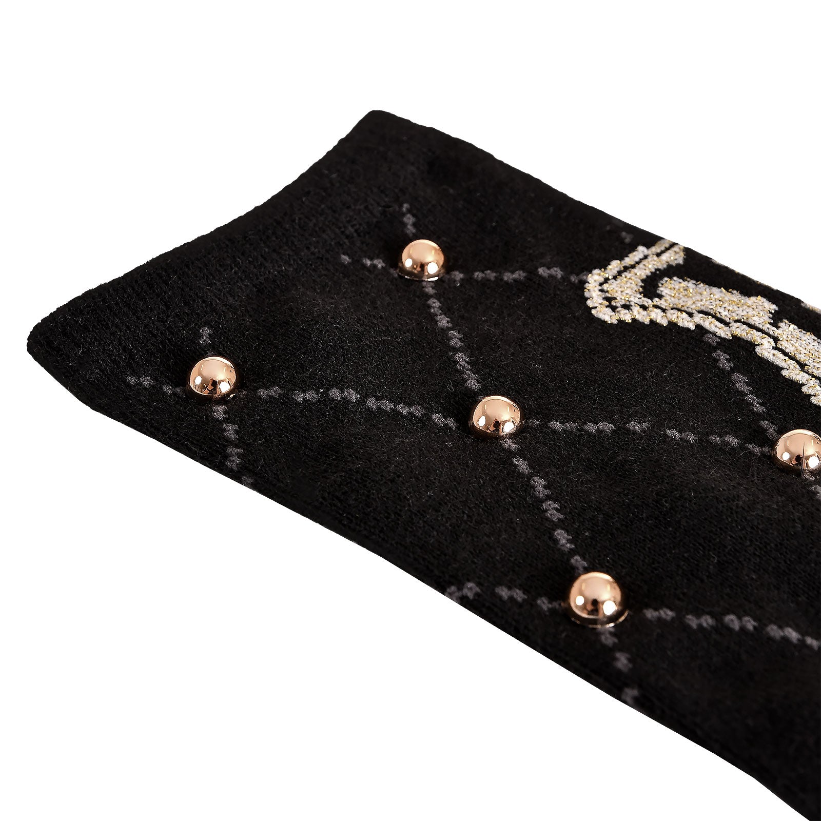 Image produit Harry Potter - Chaussettes avec logo Hogwarts et clous noirs