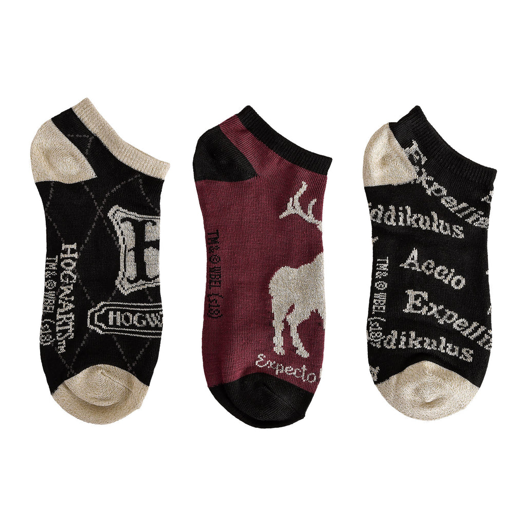 Image produit Harry Potter - Ensemble de 3 chaussettes à effet pailleté