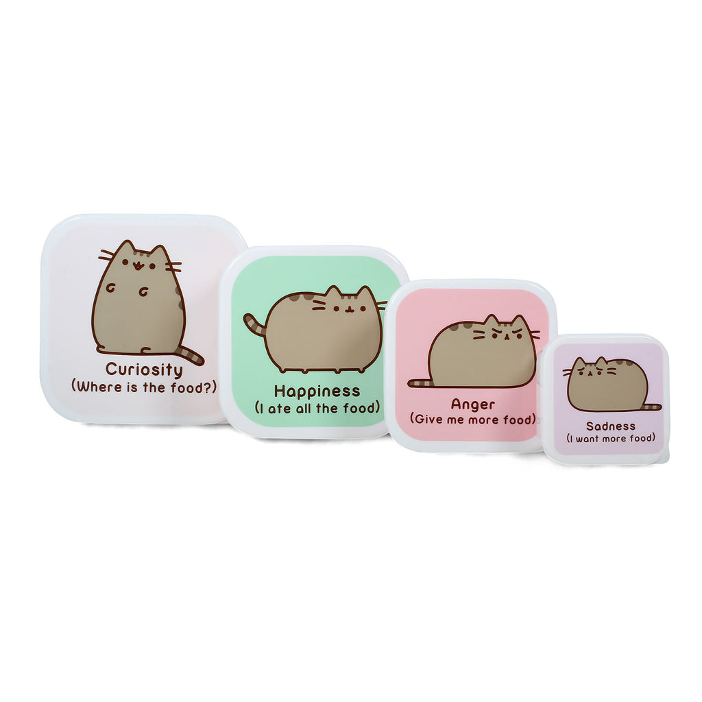 Image produit Pusheen - Ensemble de boîtes à lunch 4 pièces