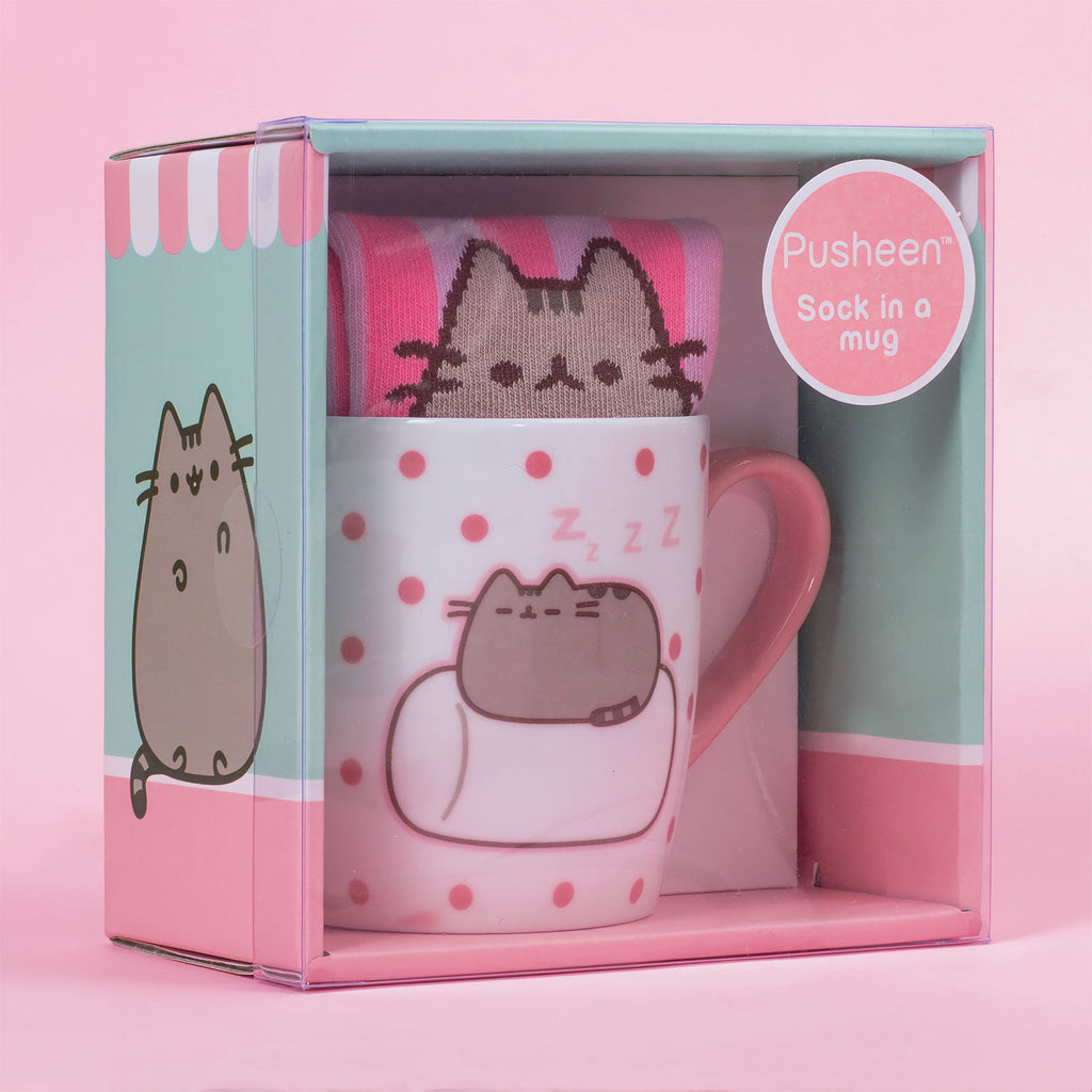 Image produit Pusheen - Chaussettes Marshmallow et Tasse