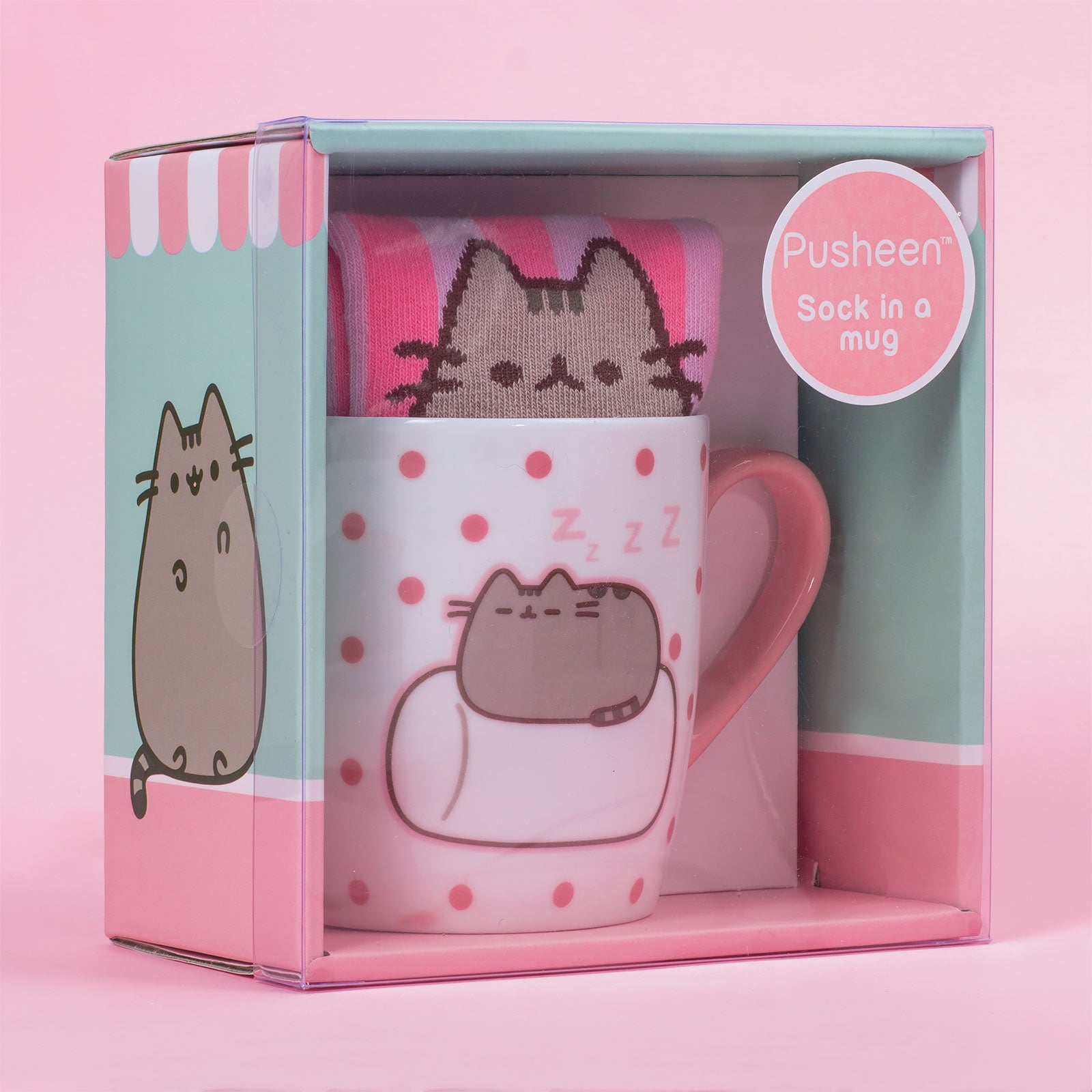 Image produit Pusheen - Chaussettes Marshmallow et Tasse