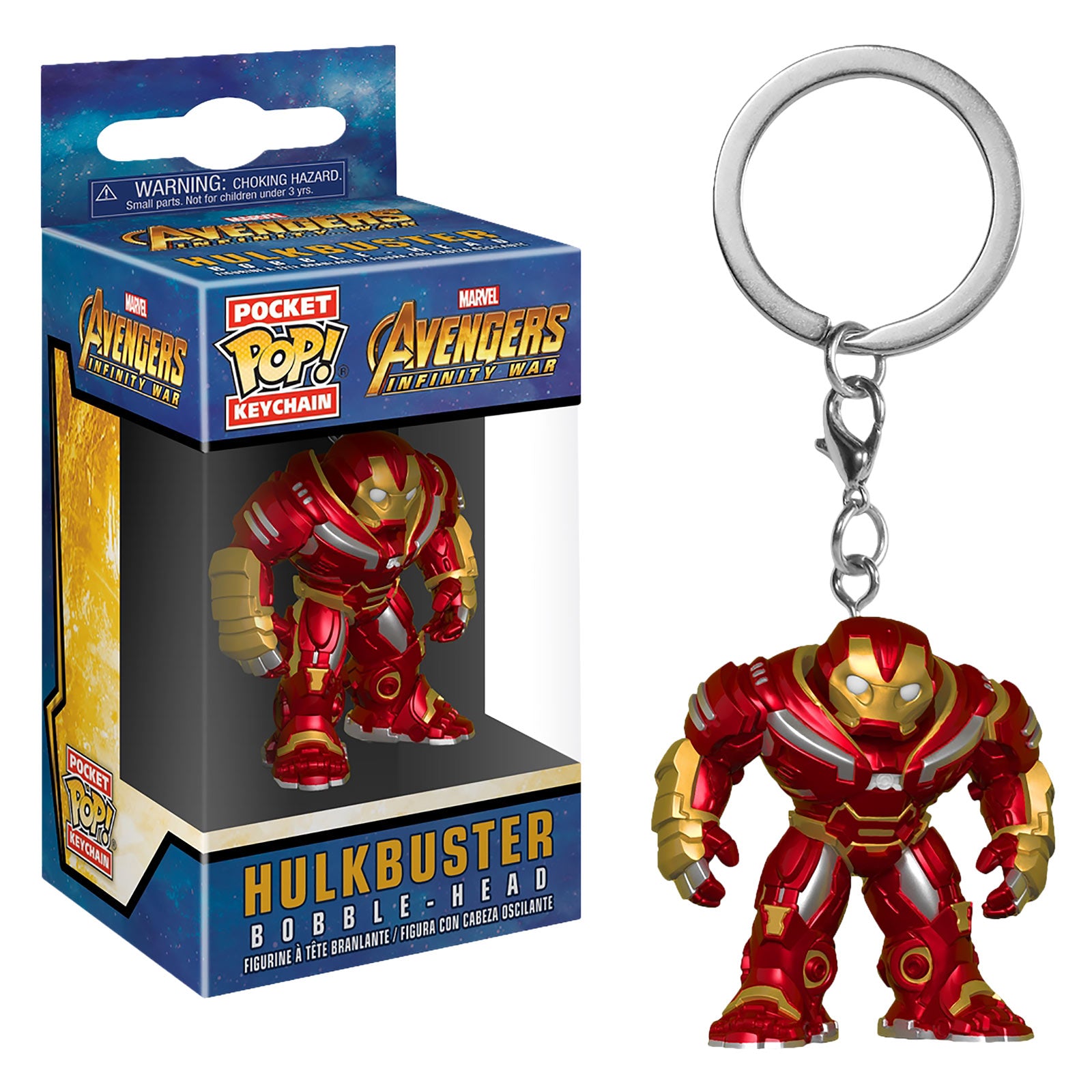 Image produit Avengers - Porte-clés Funko Pop Hulkbuster Infinity War