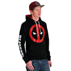 Image produit Deadpool - Sweat à capuche noir avec logo Eyes